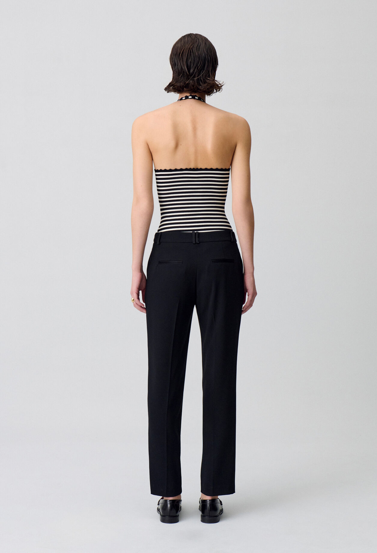 Pantalon tailleur cigarette