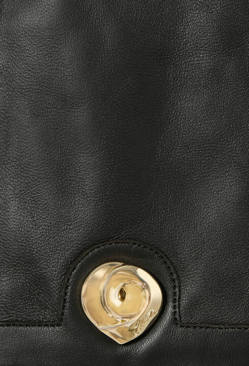 Gants cuir lisse d'agneau bijou dor&eacute;