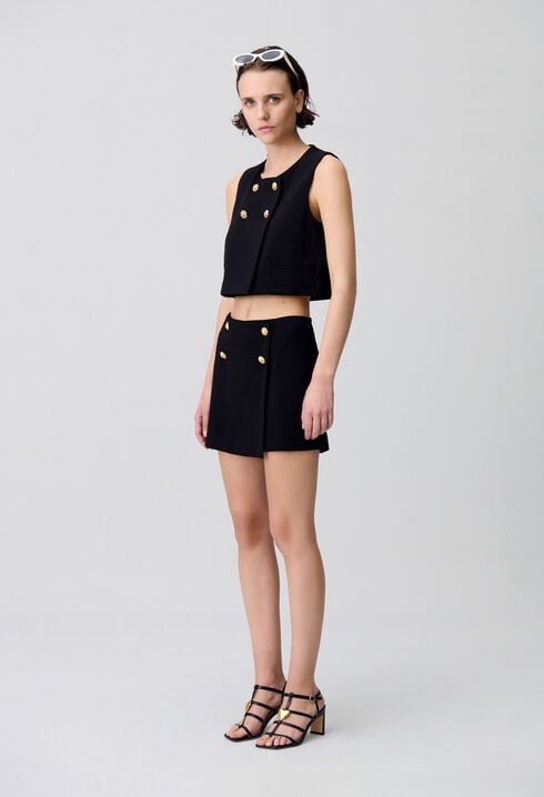 Top veston sans manches