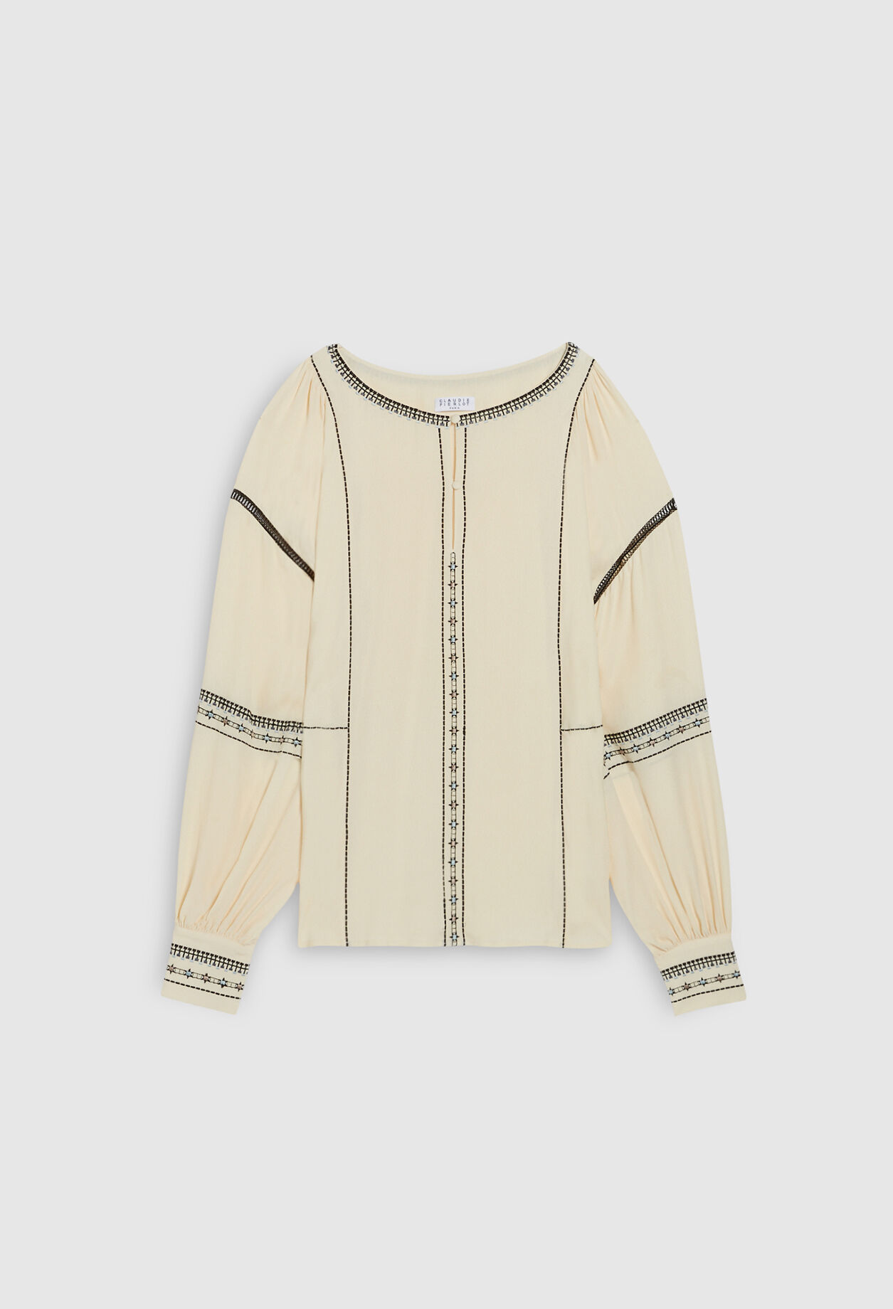 Blouse fluide à coupe évasée