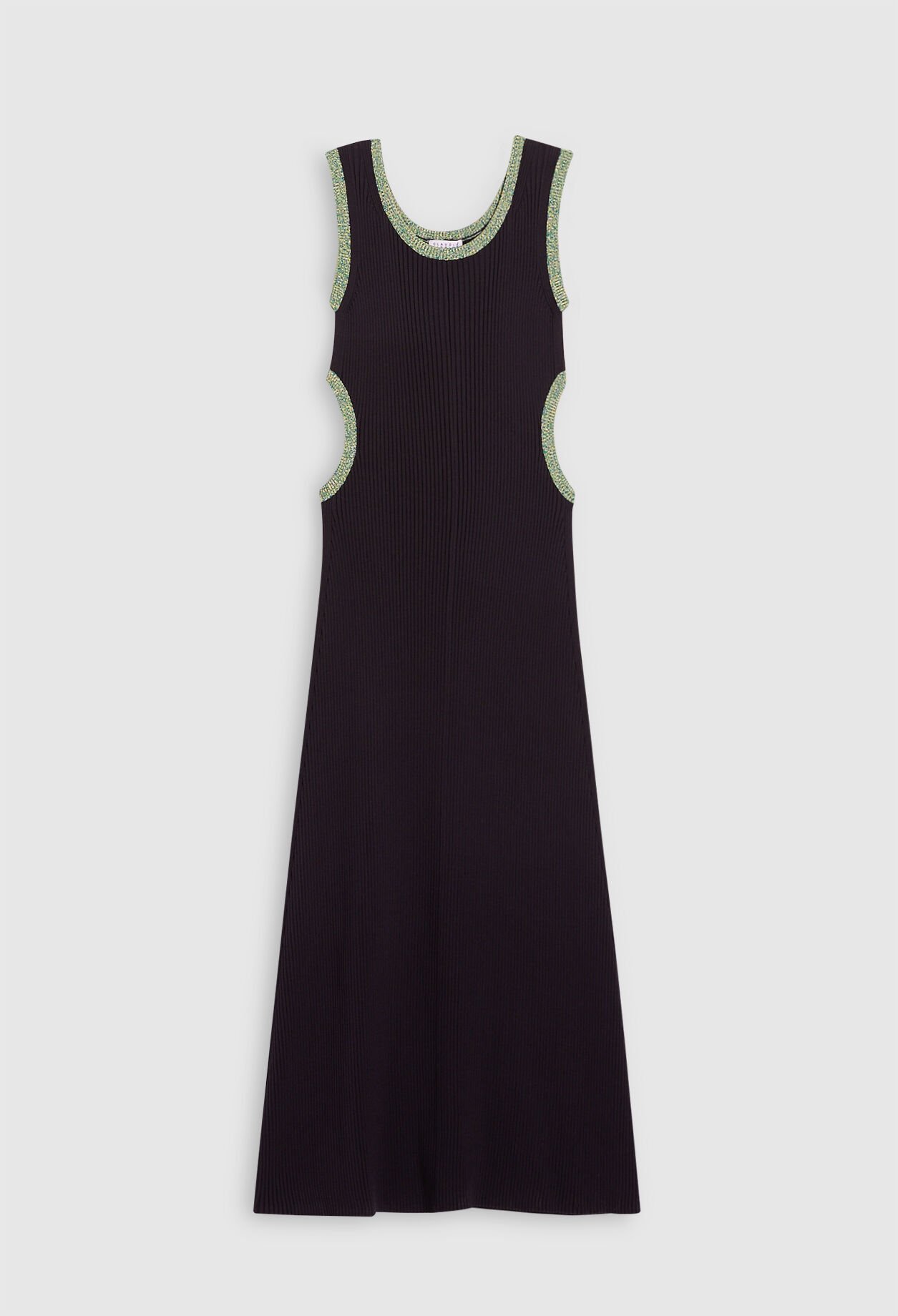 Robe longue en maille
