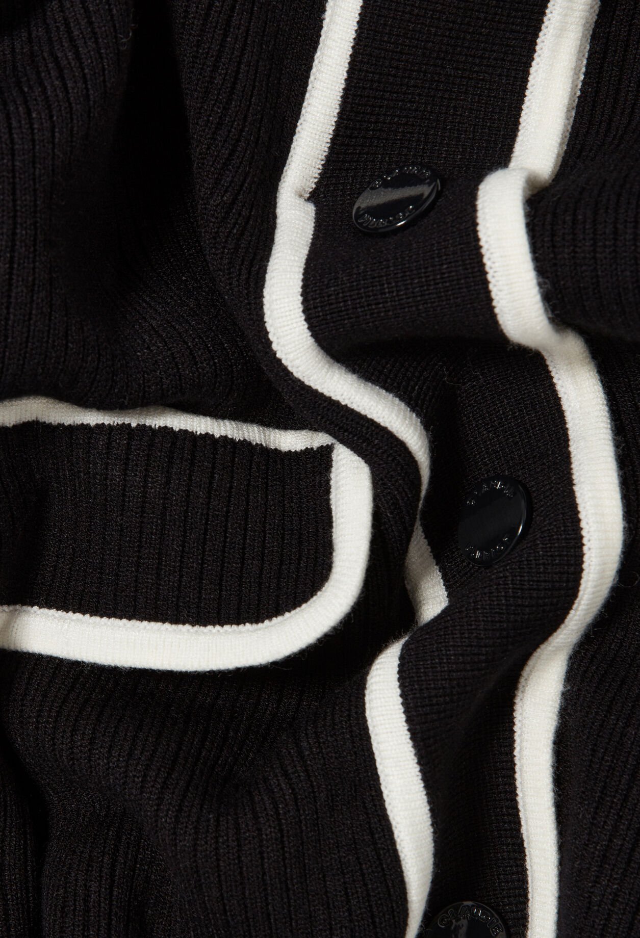 Cardigan épais bicolore