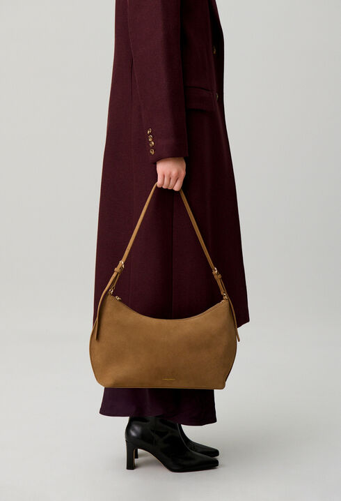 Sac Azur M cuir su&egrave;de