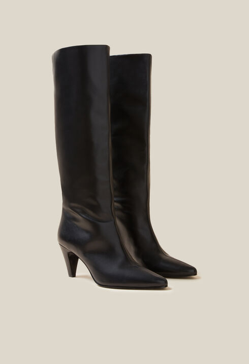 Bottes hautes cuir