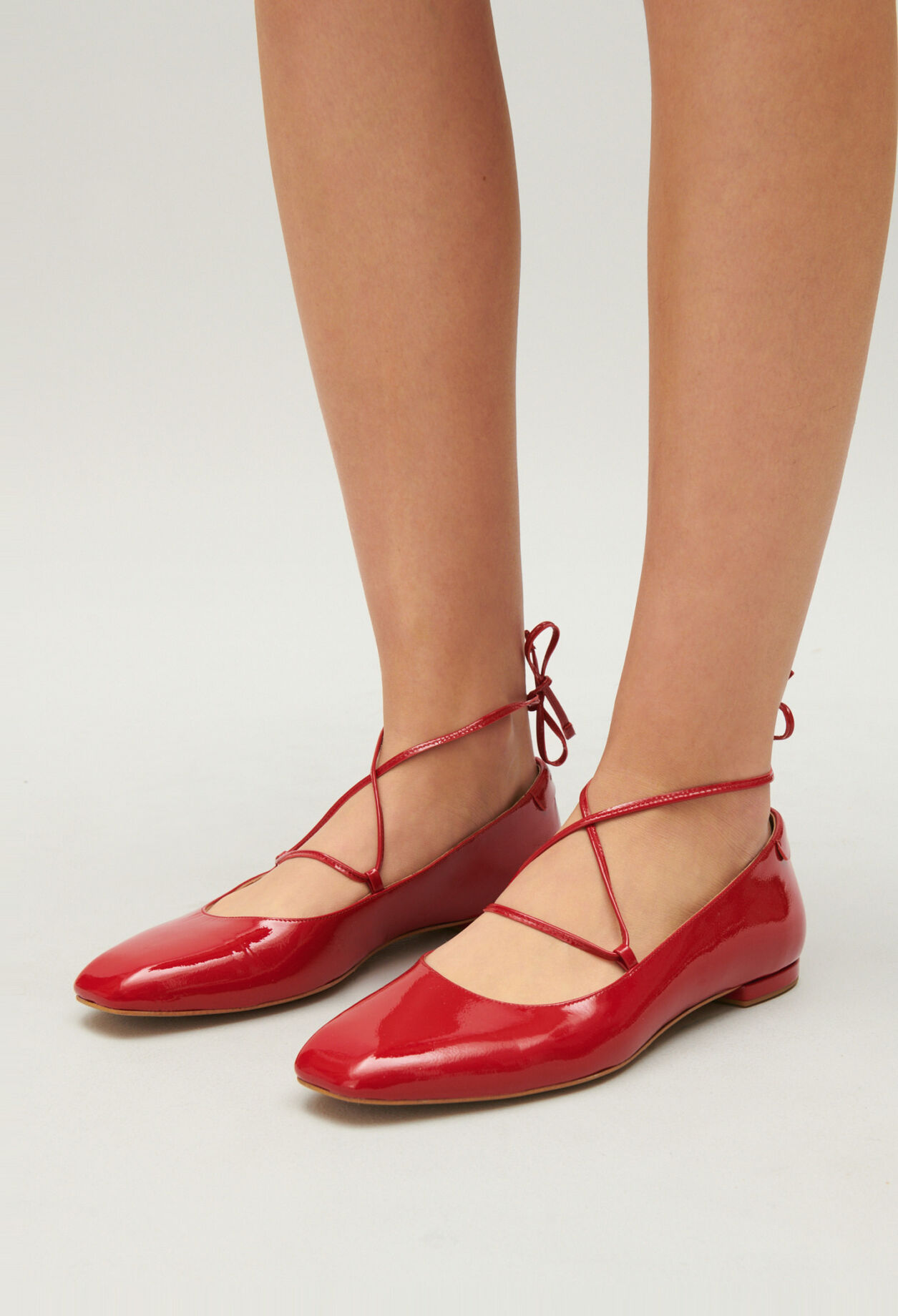 Ballerine cuir vernis