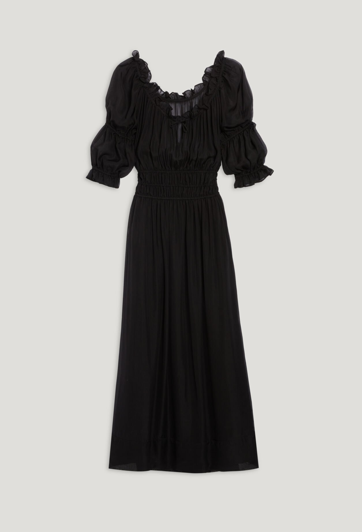 Robe longue noire