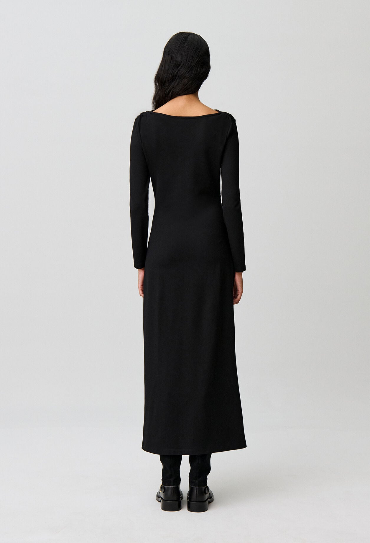 Robe longue pr&egrave;s du corps jersey