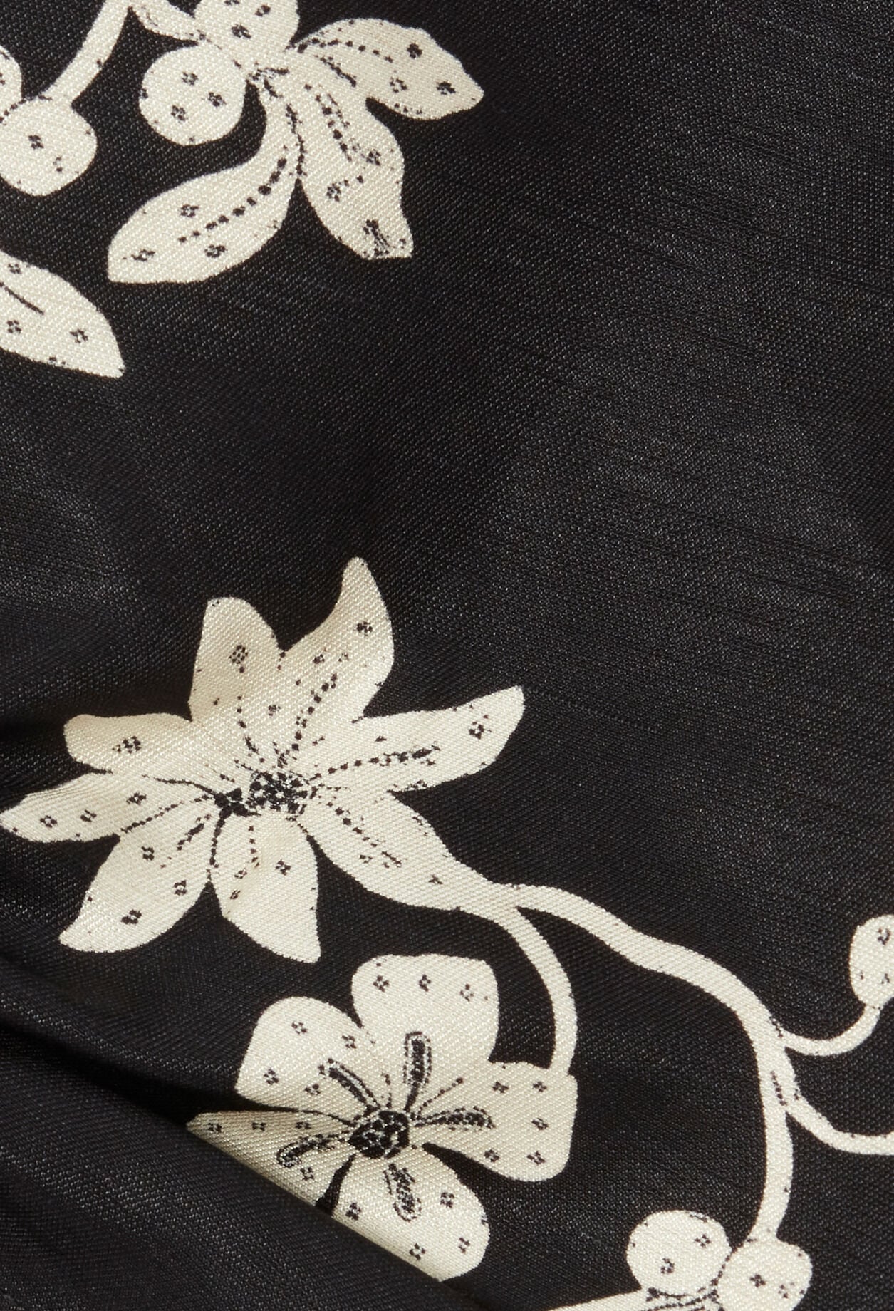 Robe imprim&eacute; floral mi-longue