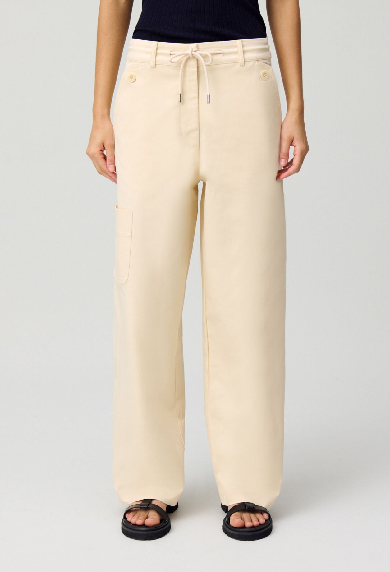 Pantalon cargo taille basse