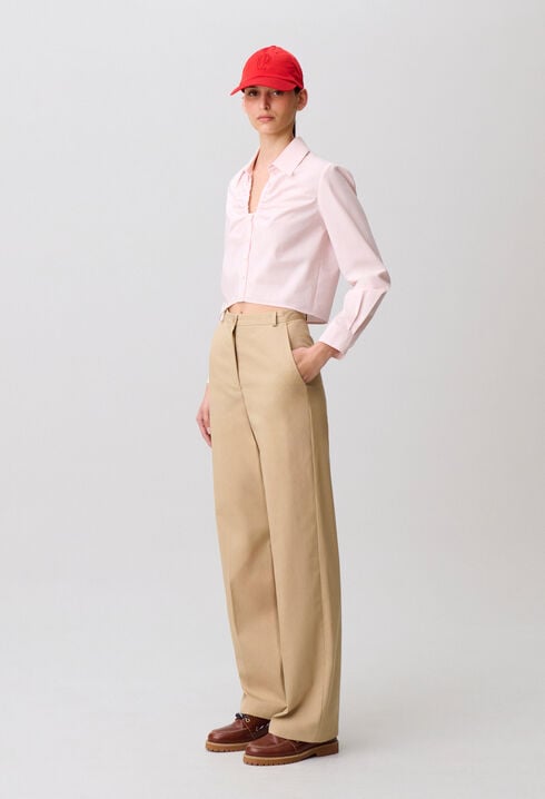 Chemise popeline coton