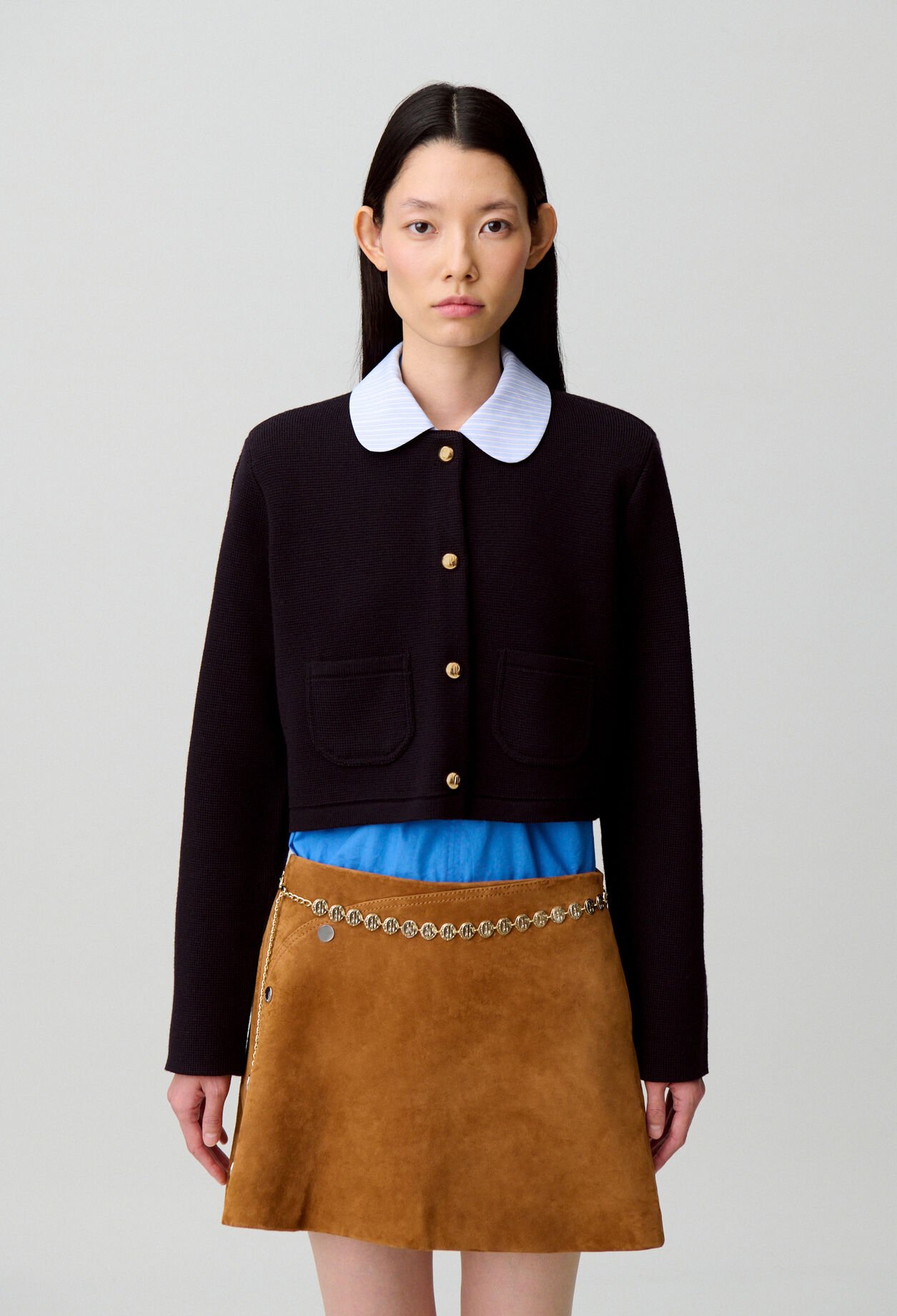 Cardigan court &agrave; col