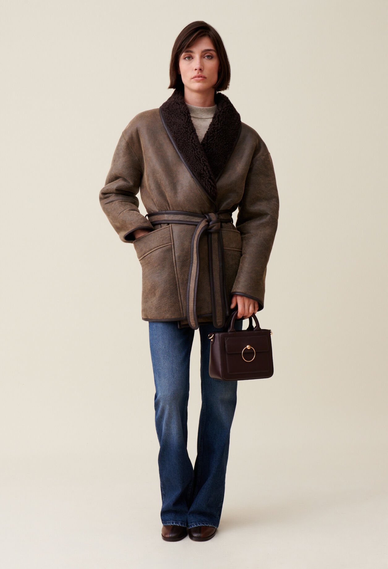Peau lainée claudie pierlot outlet
