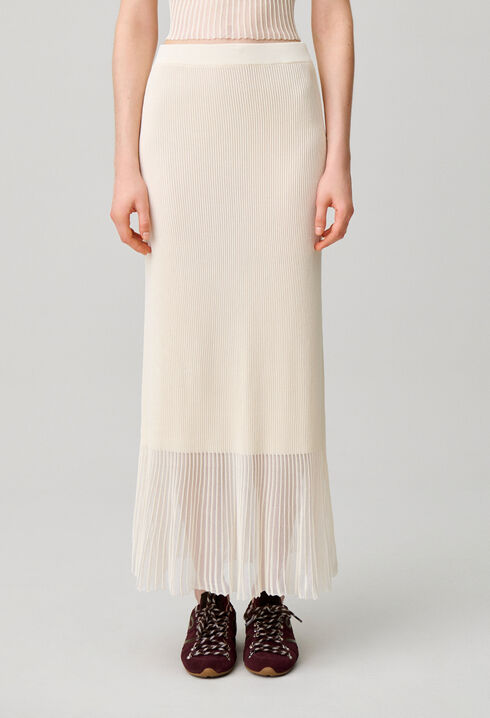 Jupe longue maille