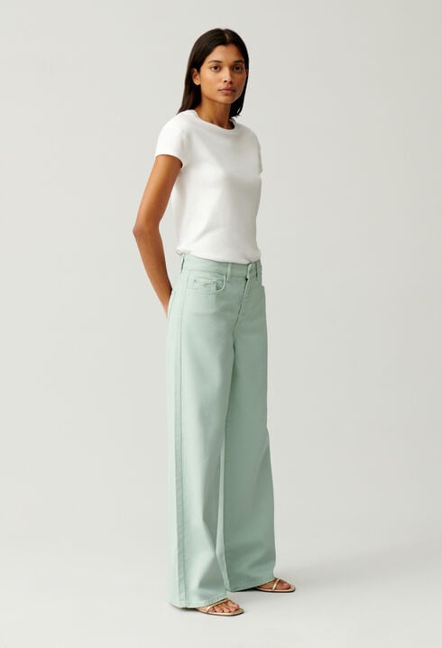 Jean Michel droit baggy amande