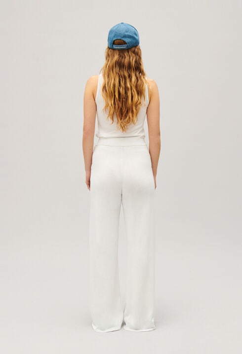 Pantalon fluide maille