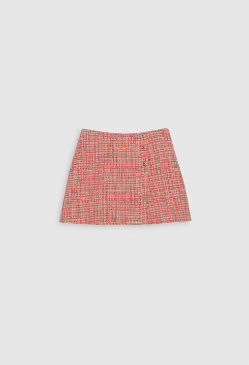 Jupe-short en tweed