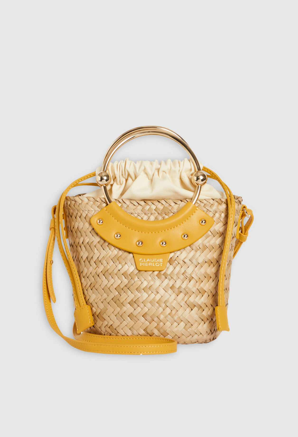 Mini panier Abeille paille
