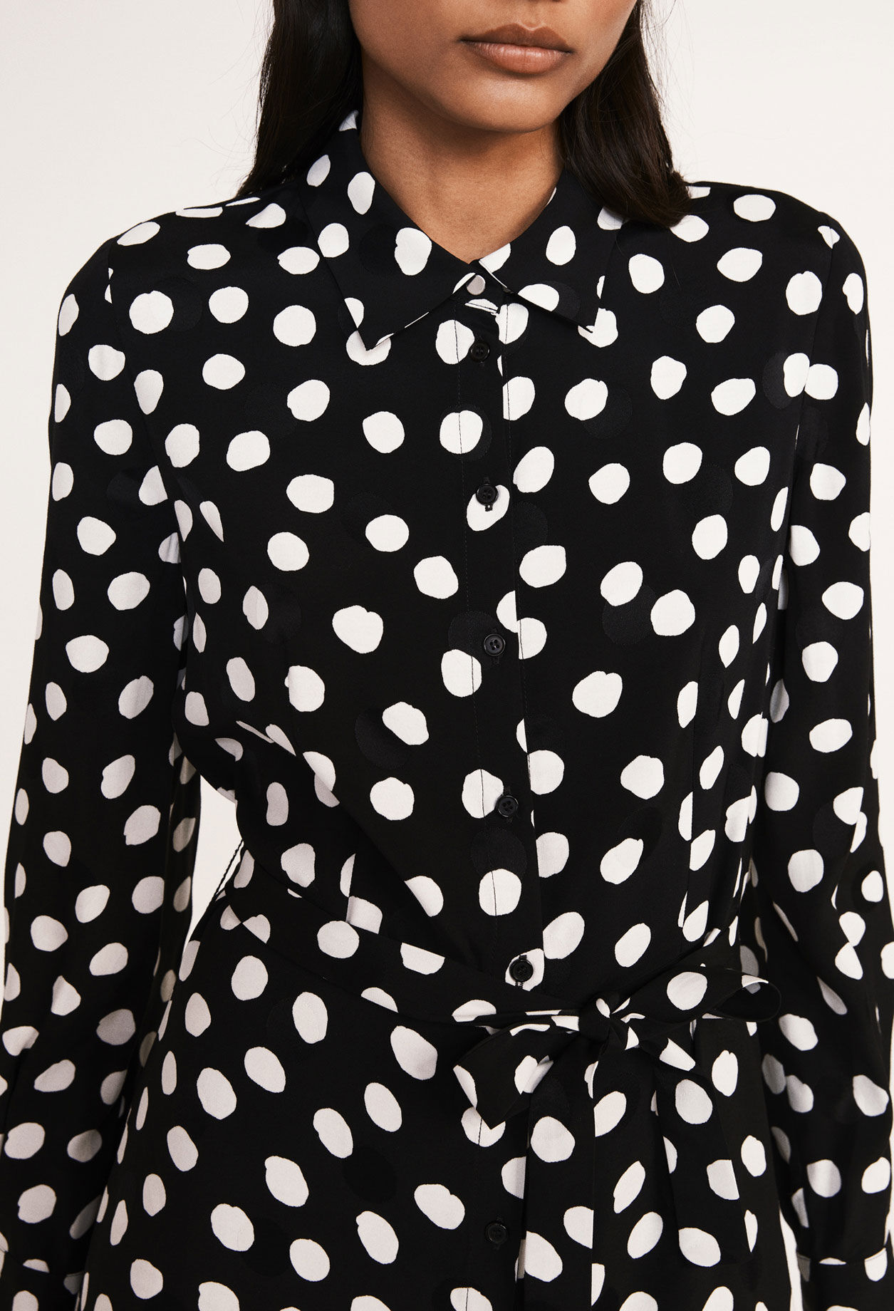 Robe-chemise longue