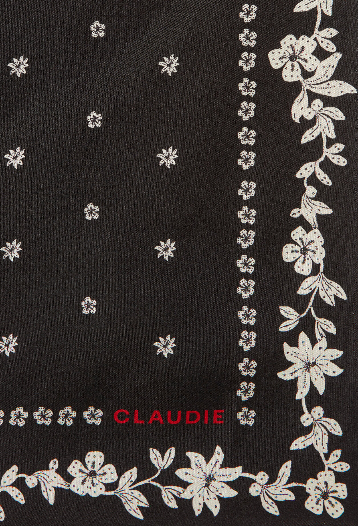 Foulard carr&eacute; imprim&eacute;