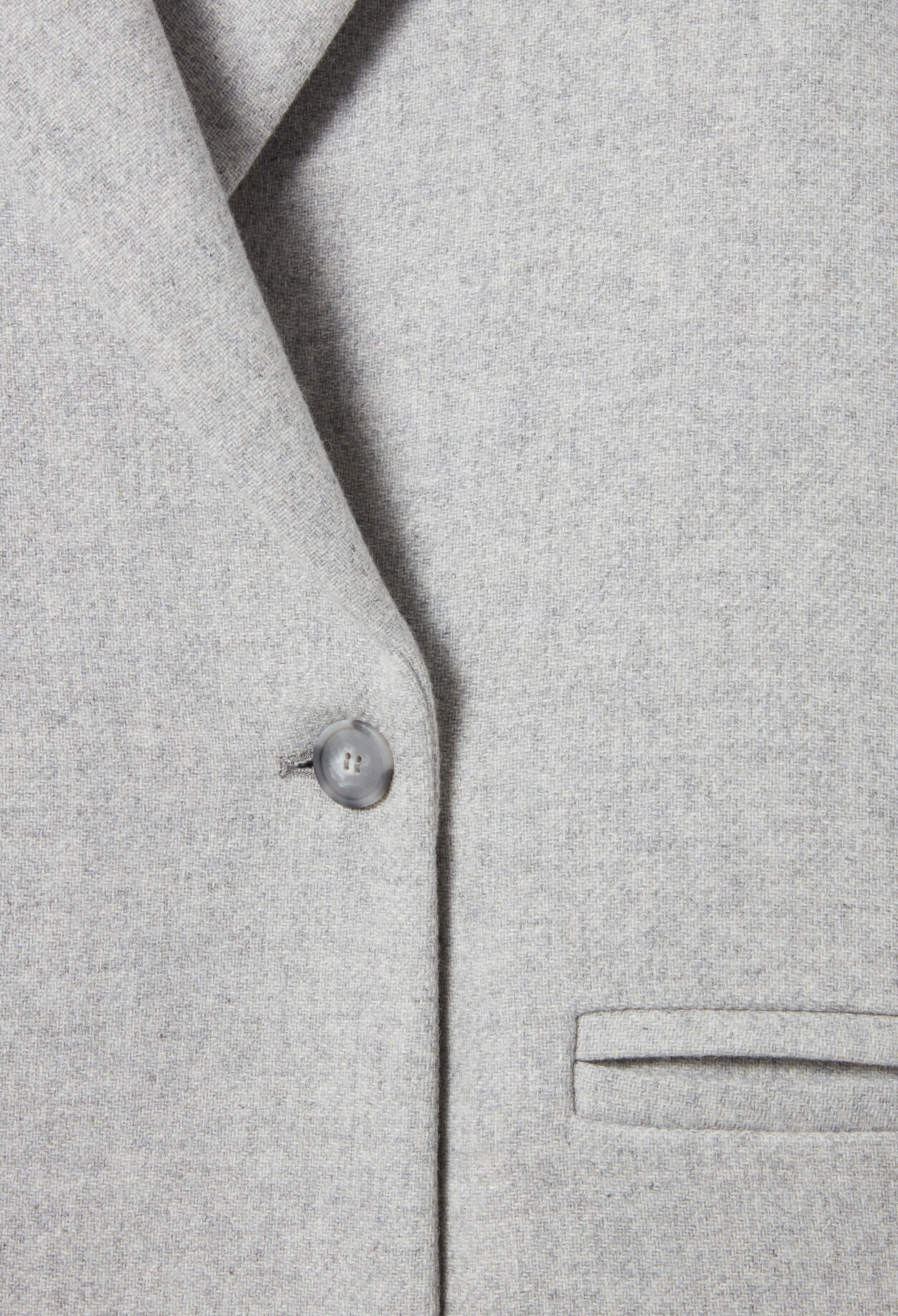 Manteau mi-long tailleur gris clair