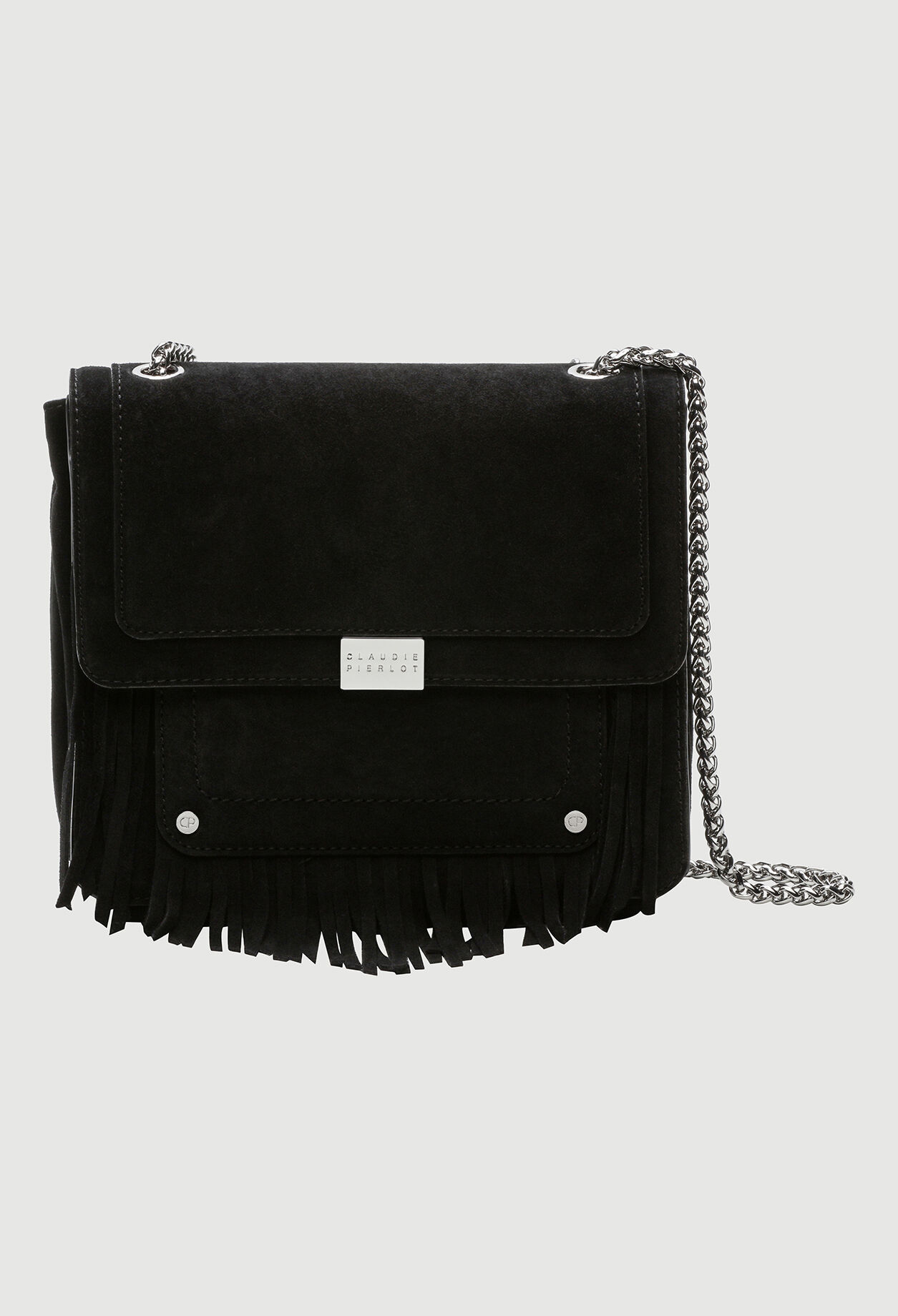 Sac à rabat frangé
