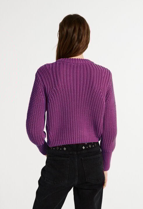 Pull en grosse maille