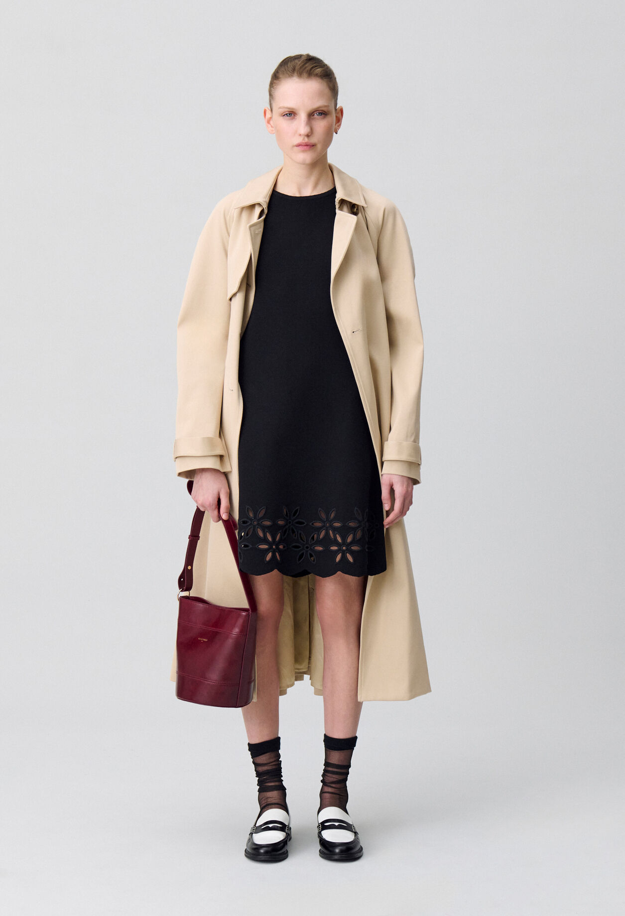 Robe courte maille fine
