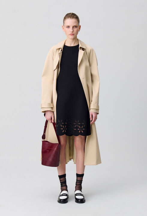 Robe courte maille fine