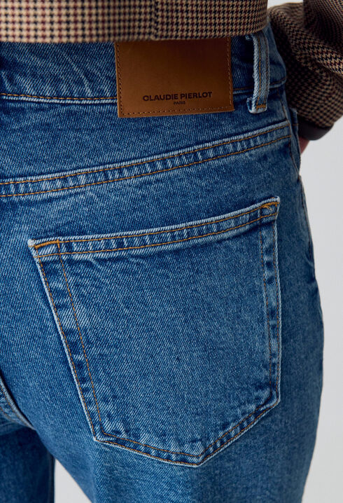 Jean Toto slim 7/8ème bleu délavé
