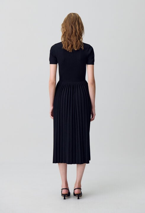 Robe midi maille fine