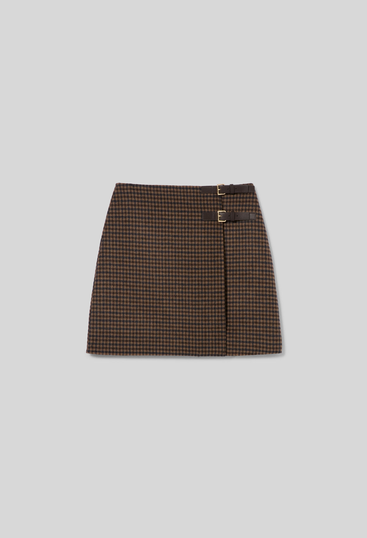 Jupe portefeuille carreaux