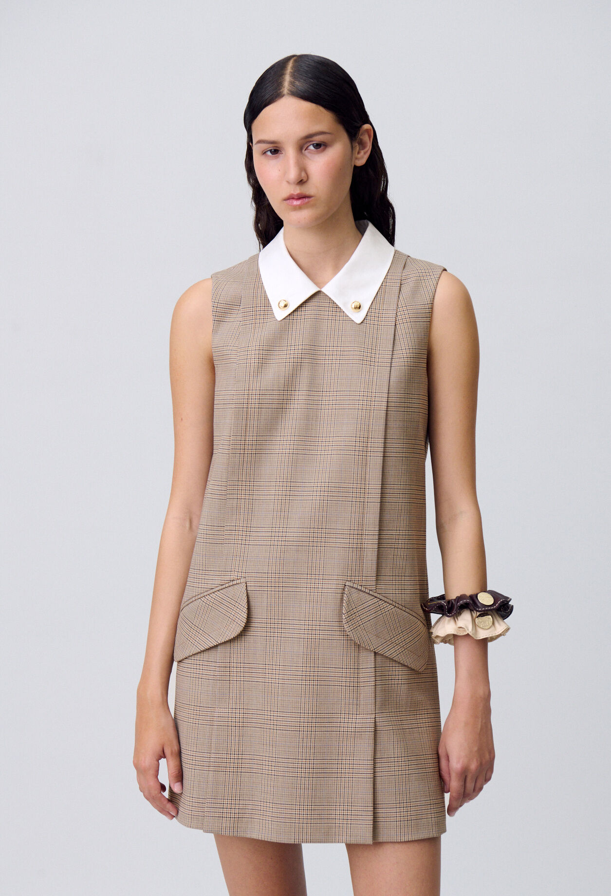 Robe courte carreaux