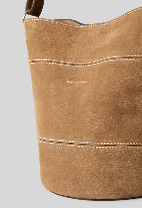 Sac seau Solveig suède