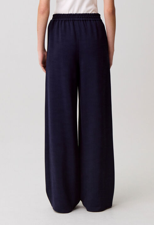 Pantalon large ficelle