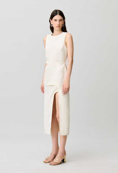 Robe longue sans manches