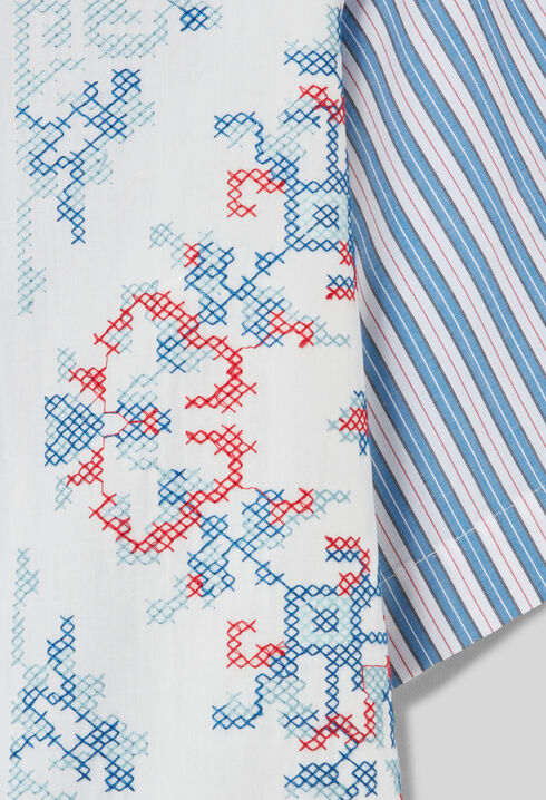 Chemise coton ray&eacute;es