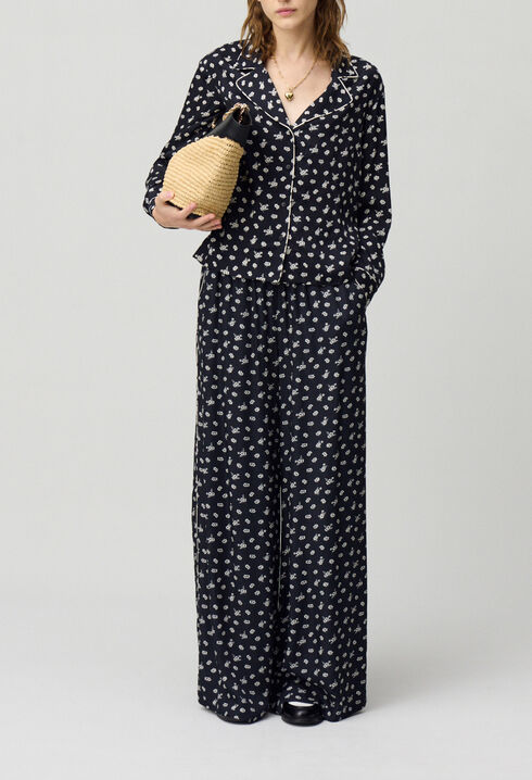 Chemise fluide courte