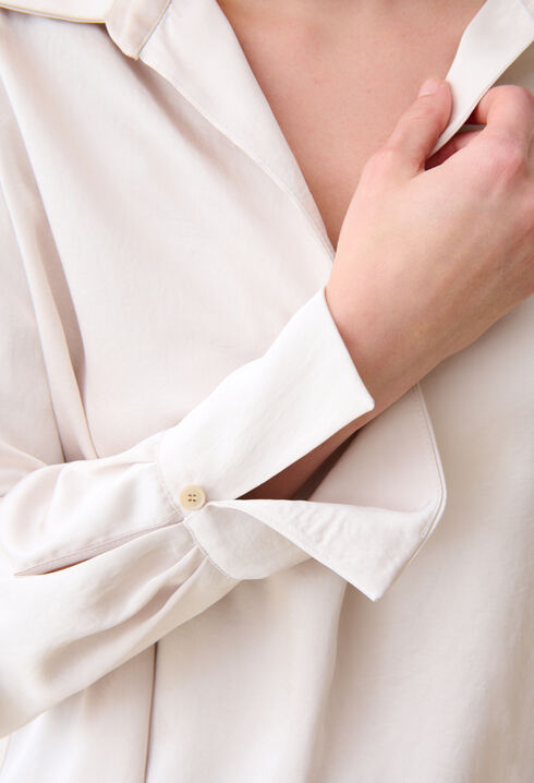 Blouse fluide plissée