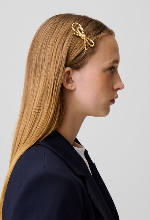 Barrette n&oelig;ud torsad&eacute;