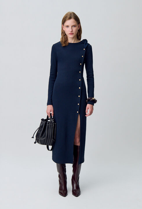 Robe longue maille