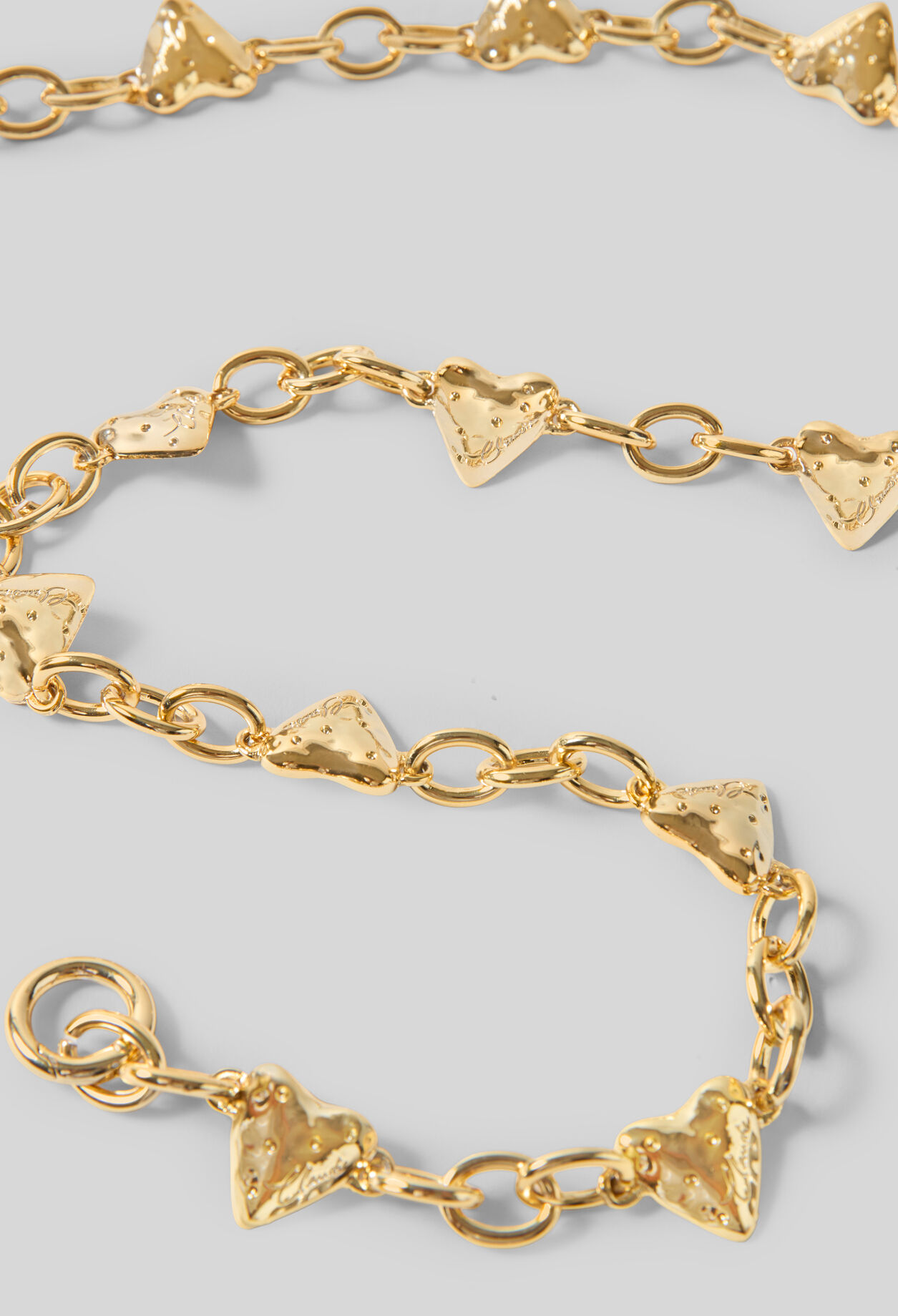 Ceinture bijoux coeur martel&eacute;