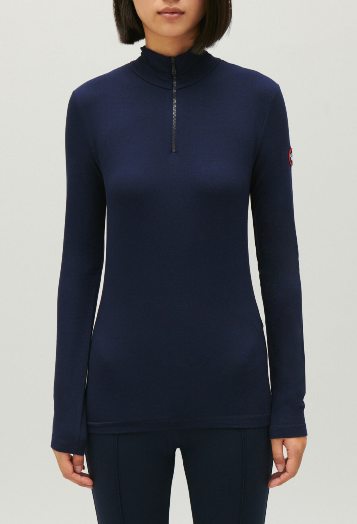 T-shirt col montant