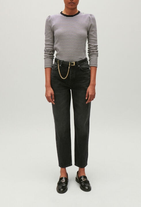 T-shirt rayures bicolores