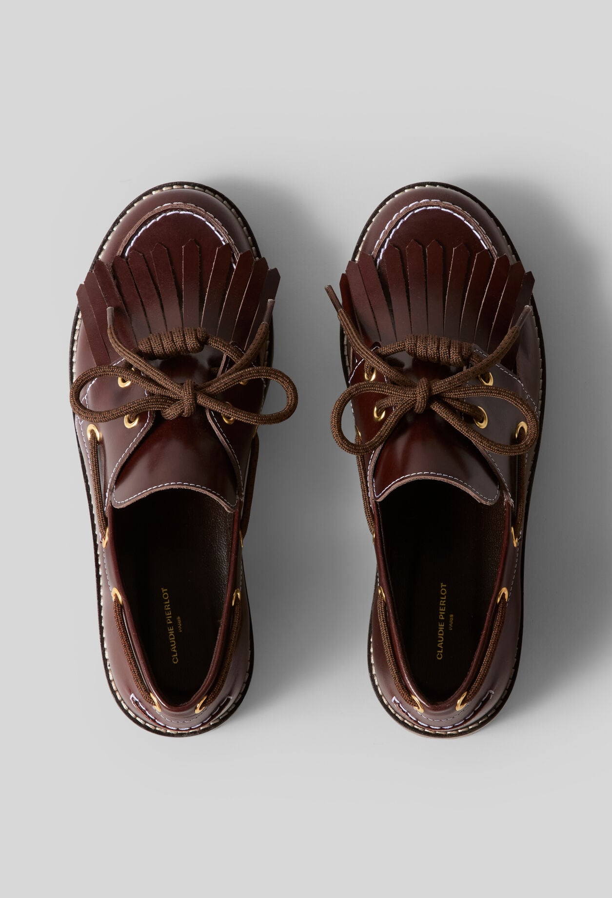 Chaussures bateau cuir