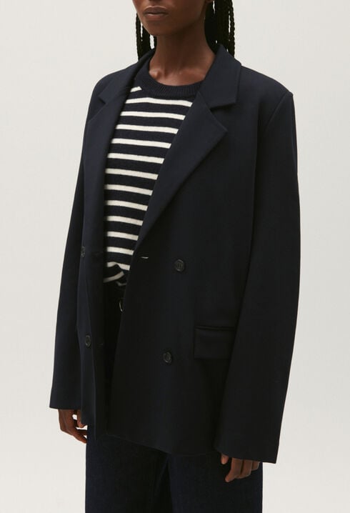 Veste tailleur bleu marine