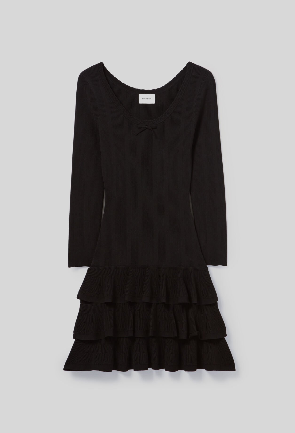 Robe courte maille fine