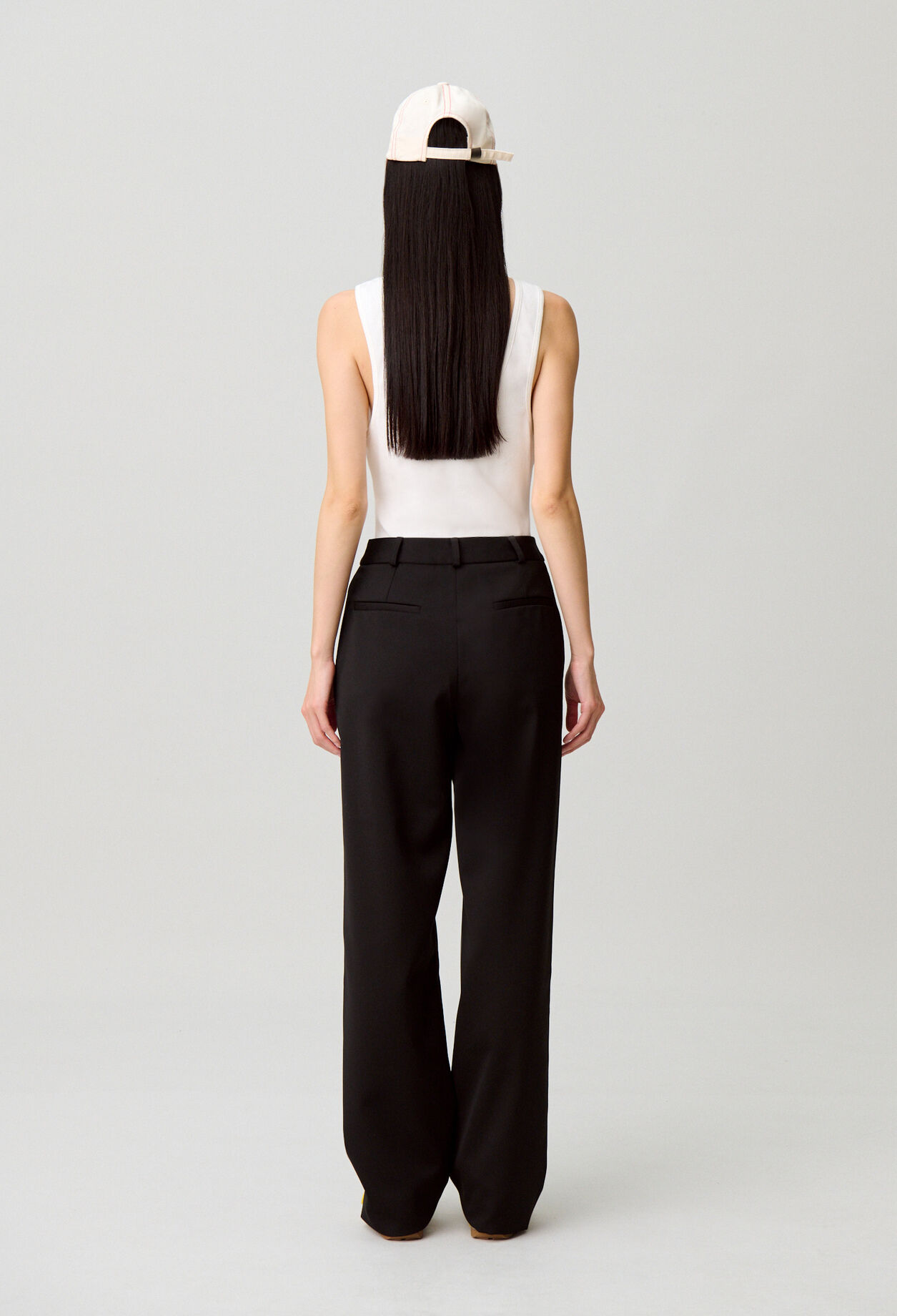 Pantalon tailleur droit