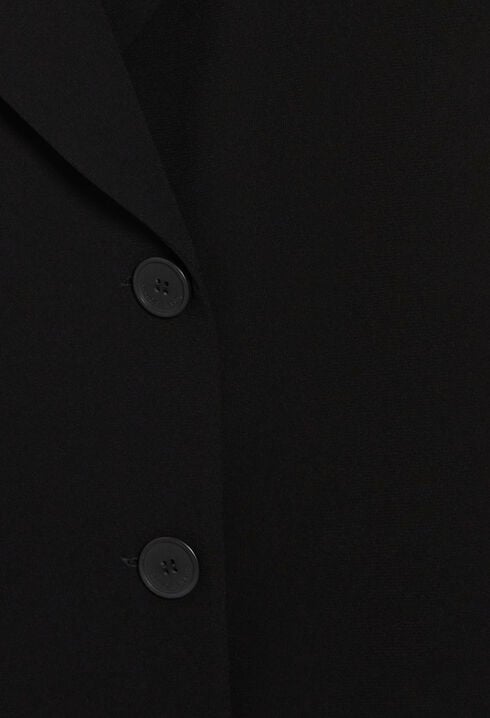 Robe courte tailleur noir