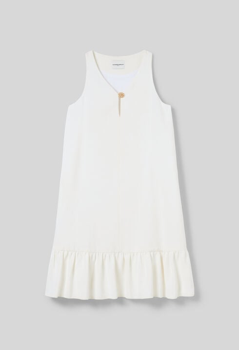 Robe courte sans manches