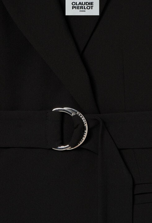 Veste tailleur ceinturée